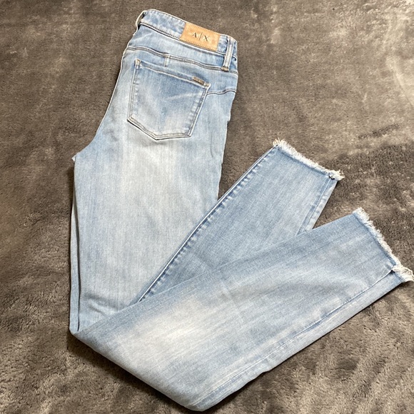 Armani exchange super skinny lift up size 27 light wash like new 🔥🔥💯👍 - Picture 11 of 16